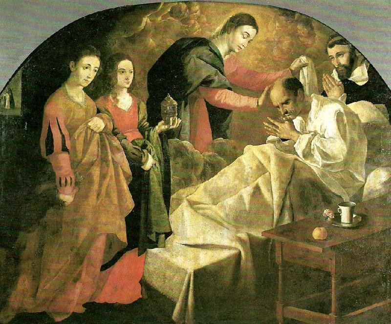 miraculous cure of the blessed reginaud of orleaans, Francisco de Zurbaran